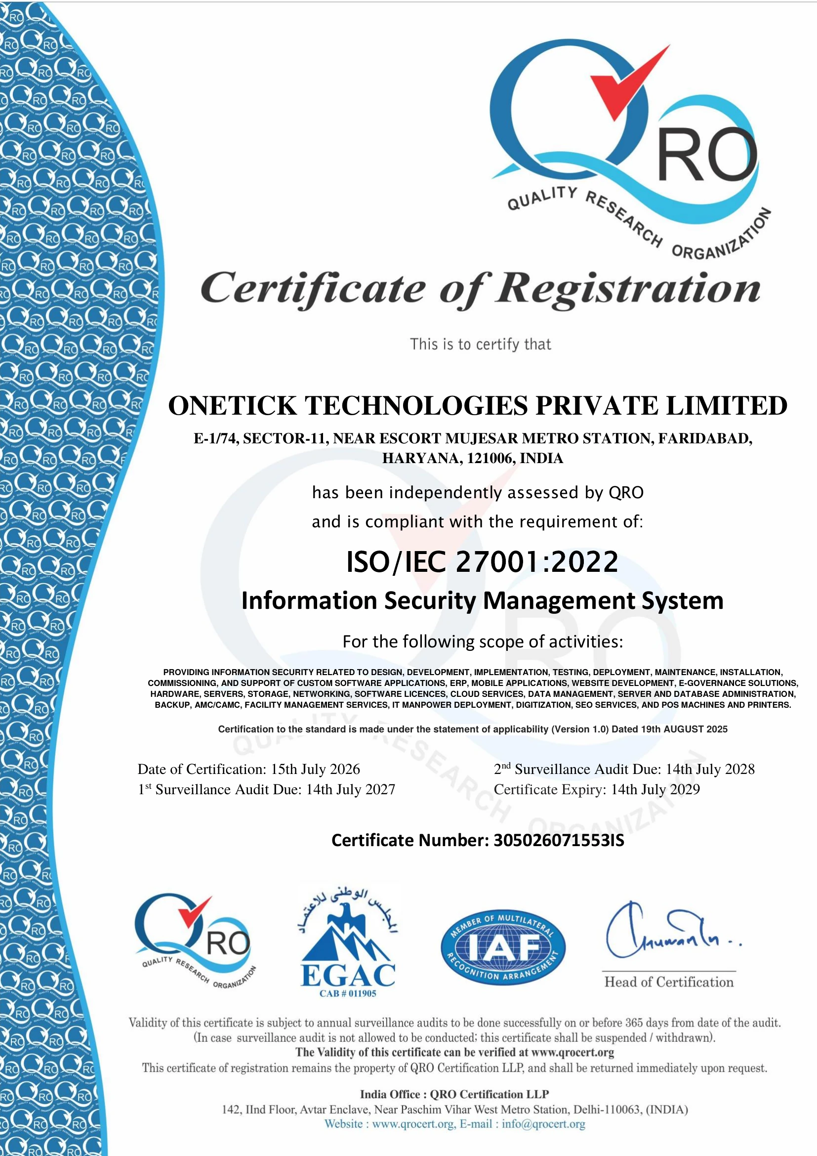 ISO/IEC 27001:2022
